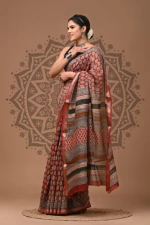 Silk Maheshwari Saree