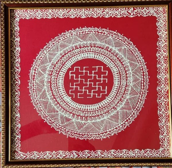 Uttarakhand Aipan Art frame