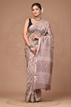 Silk Maheshwari Saree