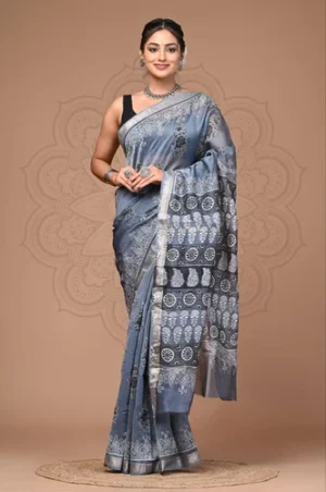 Silk Maheshwari Saree