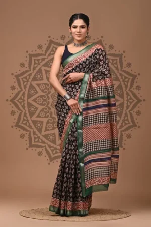 Silk Maheshwari Saree