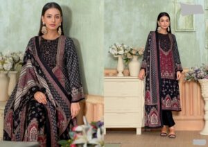Pakistani Pashmina Salwar Suit – Exquisite Craftsmanship & Regal Elegance