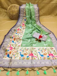 Handwoven Kosa Silk Saree: A Masterpiece of Tradition