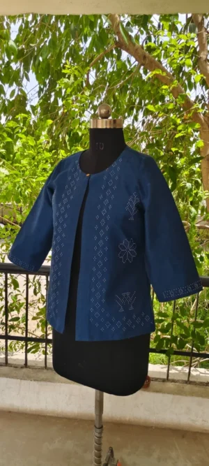 Traditional Tangaliya Koti: Handwoven Elegance from Gujarat