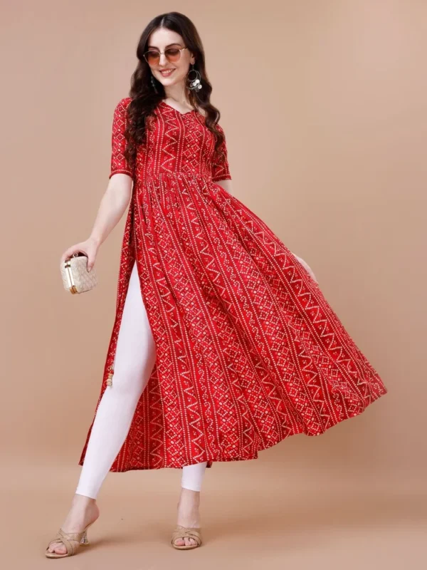 Jamnagari Bandhani Kurti